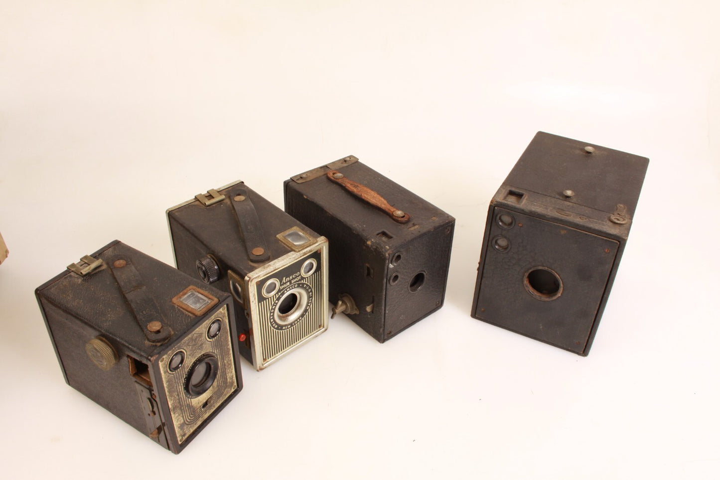 Box Camera Collection LOT OF 4 SOLD AS IS