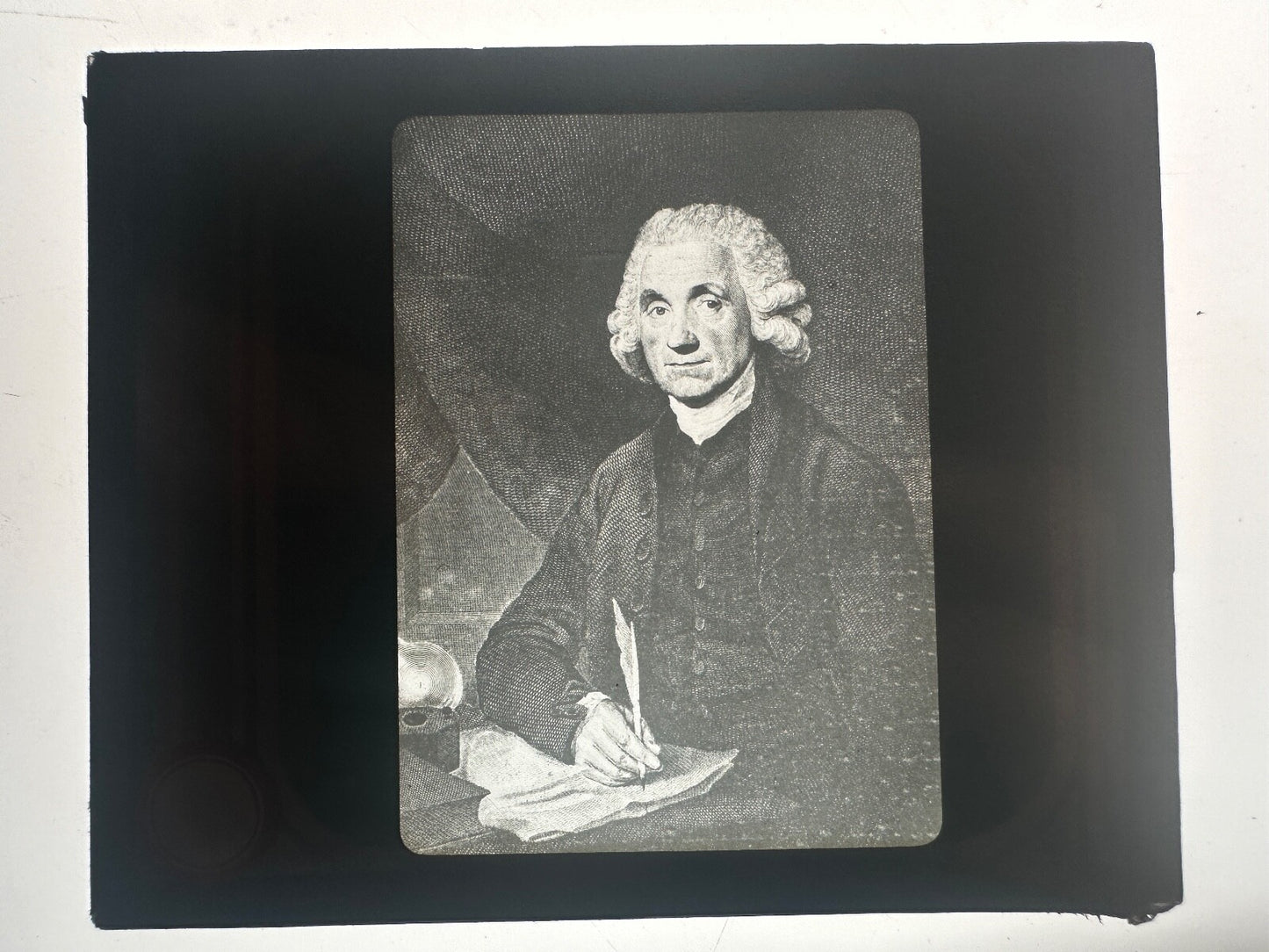 Vintage Lantern Slide: Joseph Priestly 1733 - 1804 3.25x4in