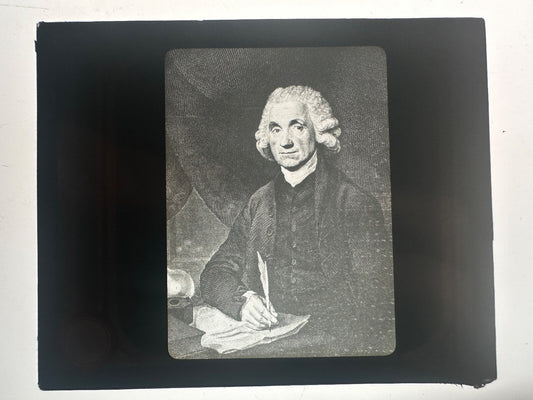 Vintage Lantern Slide: Joseph Priestly 1733 - 1804 3.25x4in