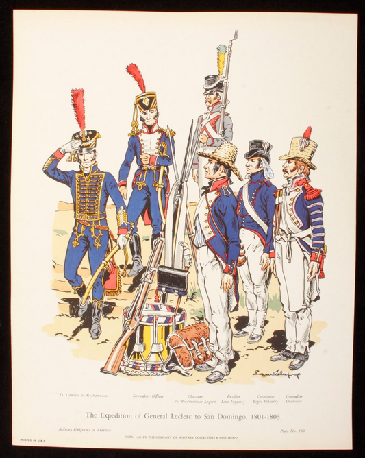 The Expedition of General Leclerc to San Domingo 1801-1803 Illustration 11x14