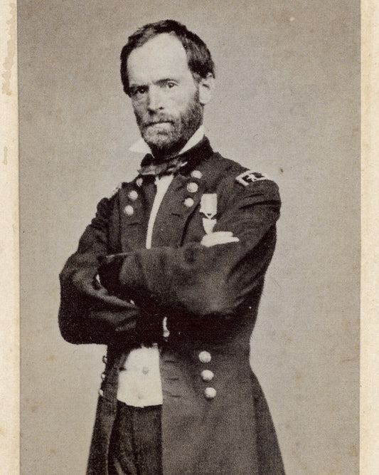 8x10 Reprint of General Sherman From Original CDV