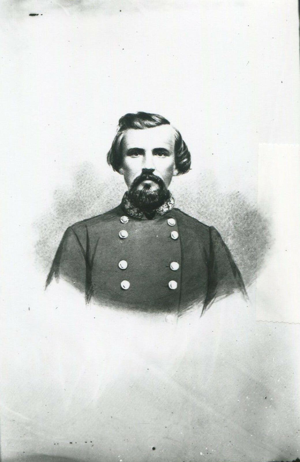 CIVIL WAR GENERAL NATHAN BEDFORD FORREST, CSA.  -  8x10 reprint