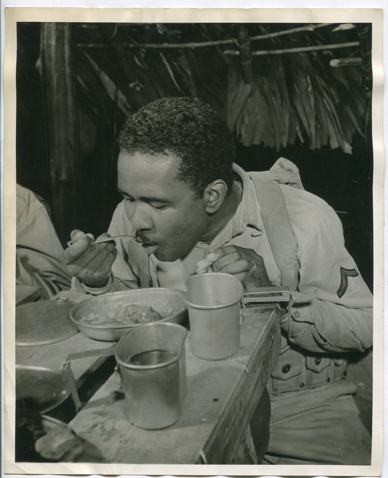 WWII U.S. MILITARY IN EUROPE. 2-8X10, 1-4.5X3.25 B&W PRINTS, VINTAGE.