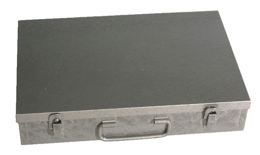 SLIDE STORAGE BOX, HOLD 150, VINTAGE, METAL