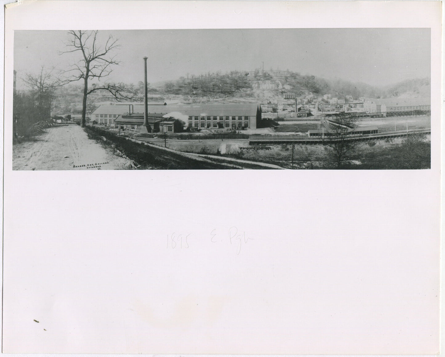 WESTINGHOUSE PLANT, E. PITTSBURGH, PA. BLACK AND WHITE SILVER PRINT 8 X 10.