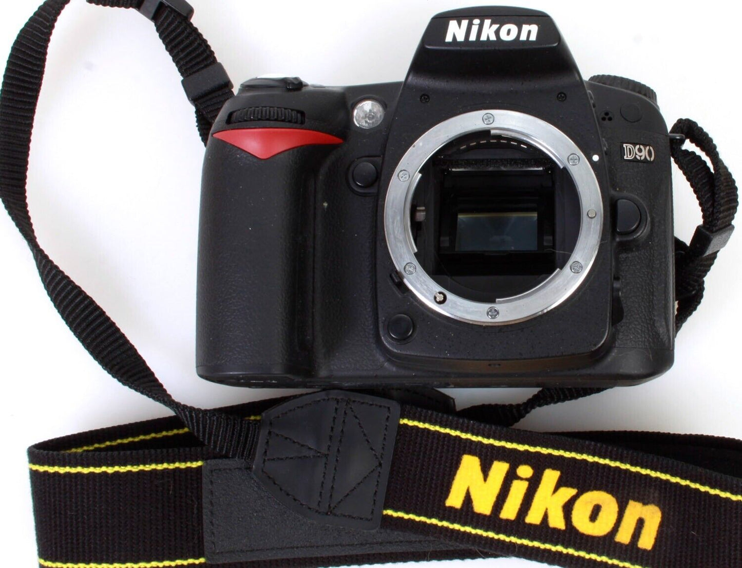 Nikon D90 Digital SLR Camera w/ Battery, Charger, Strap, Manual, Book & Box