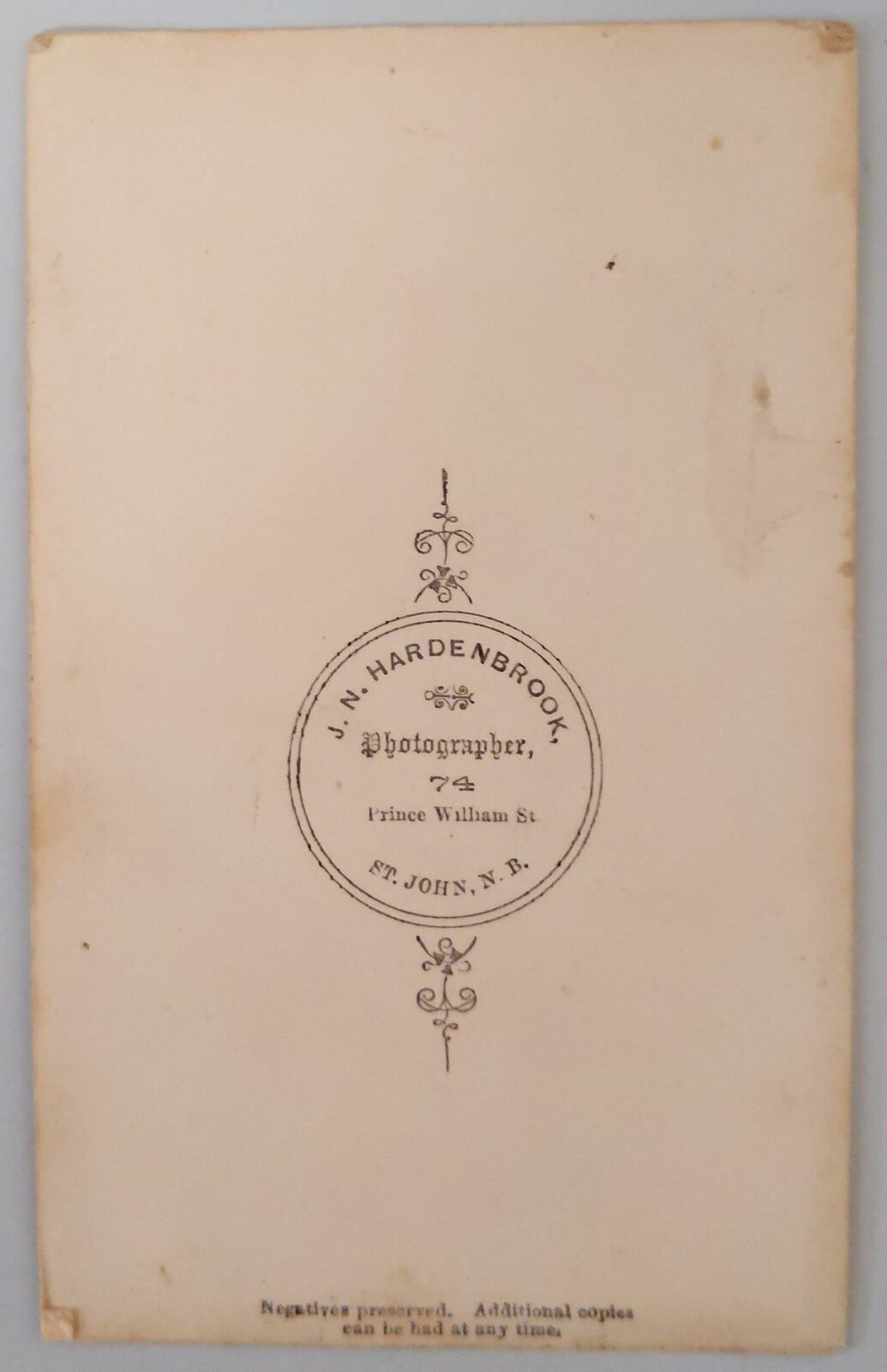 CDV PORTRAIT OF OLDER WOMAN POSING WITH BOOKS - J.N. HARDENBROOK PHOTOGRAPHER
