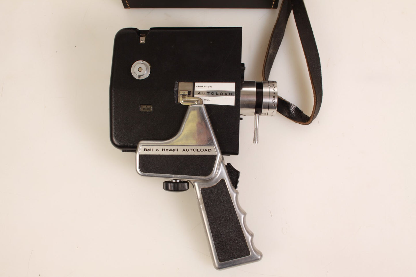 Bell & Howell Art Deco Movie Cine Camera w/ Grip and Case