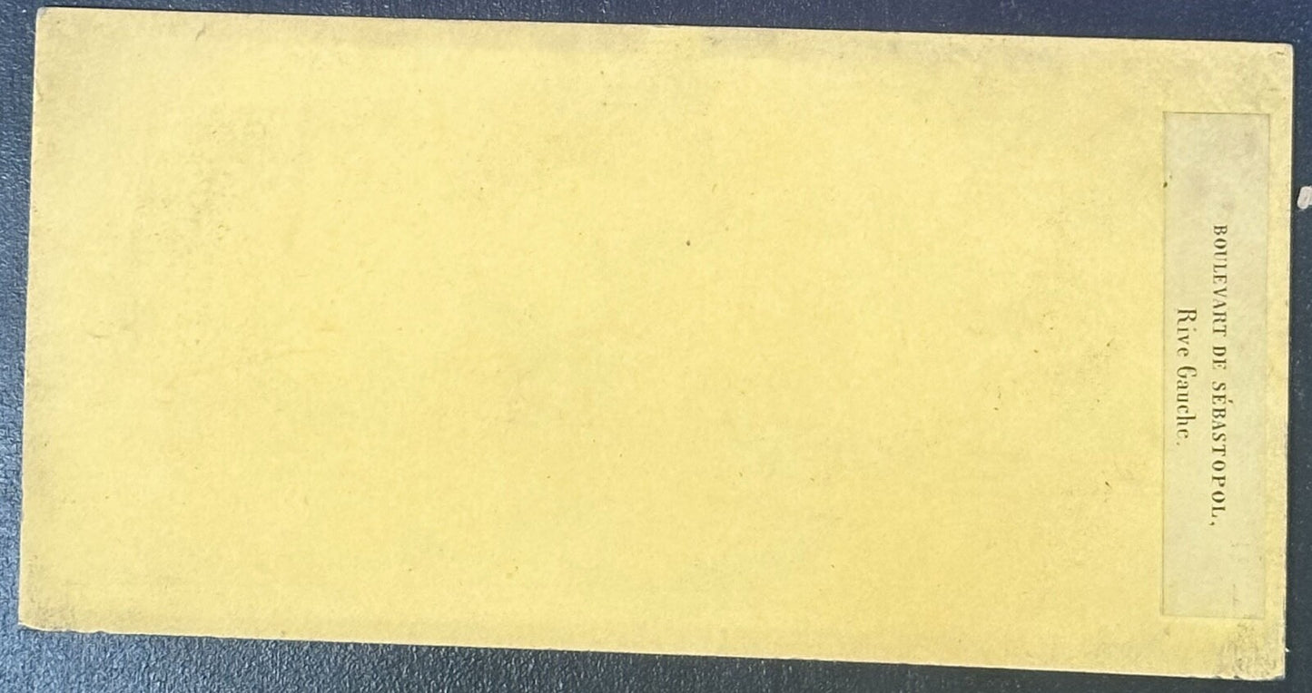 Vintage Stereoview Card: ���Boulevard De S��bastopol, Rive Gauche 1867 ���