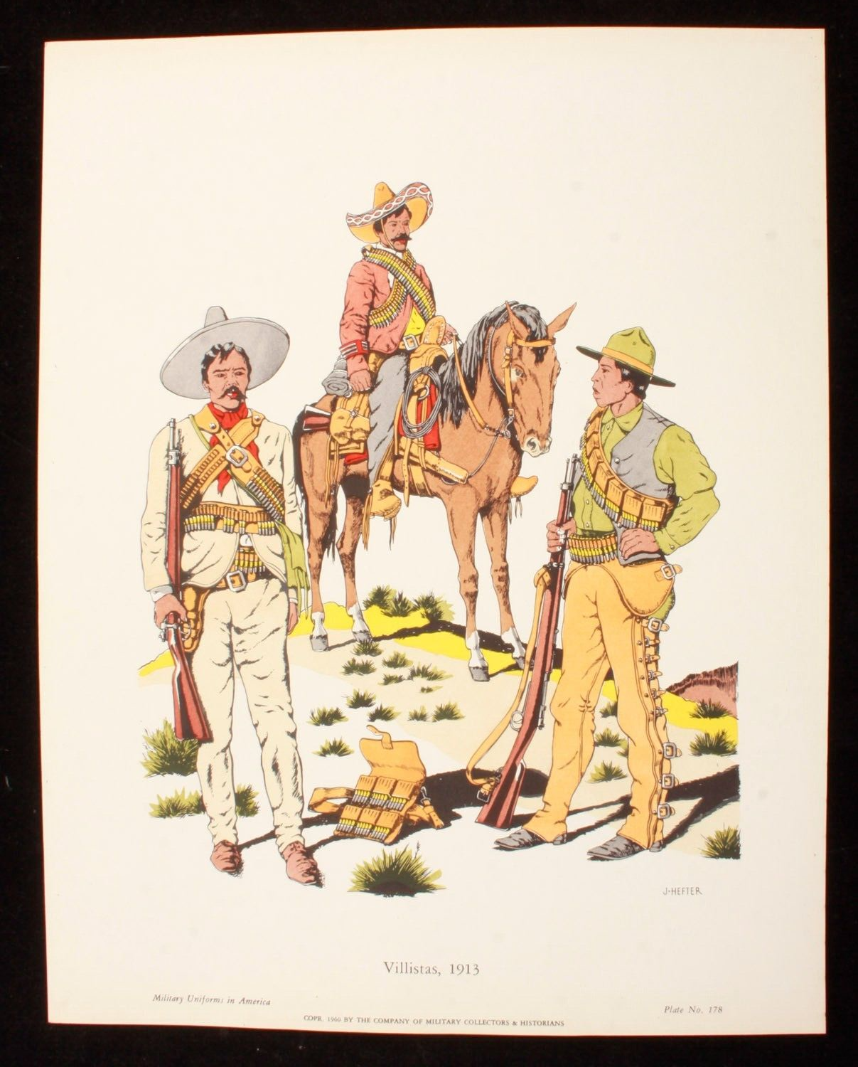 Villistas 1913 Illustration 11x14