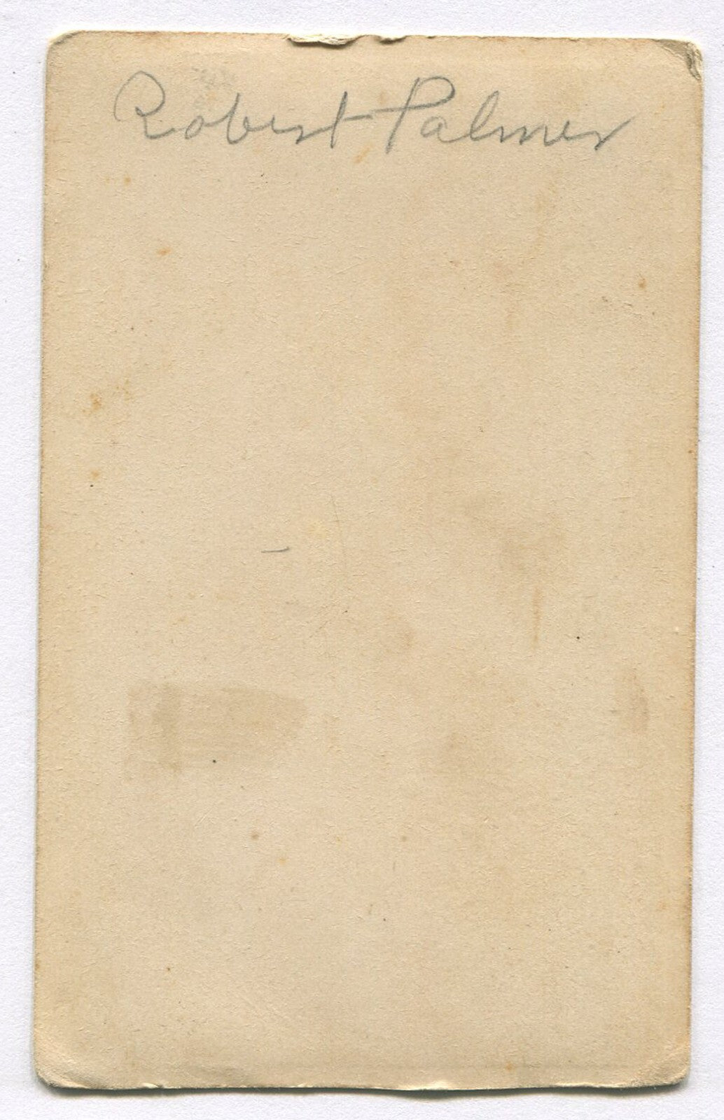 ROBERT PALMER, YOUNG BOY, STYLISH OUTFIT. STANDING POSE AT SMALL CHAIR. CDV.