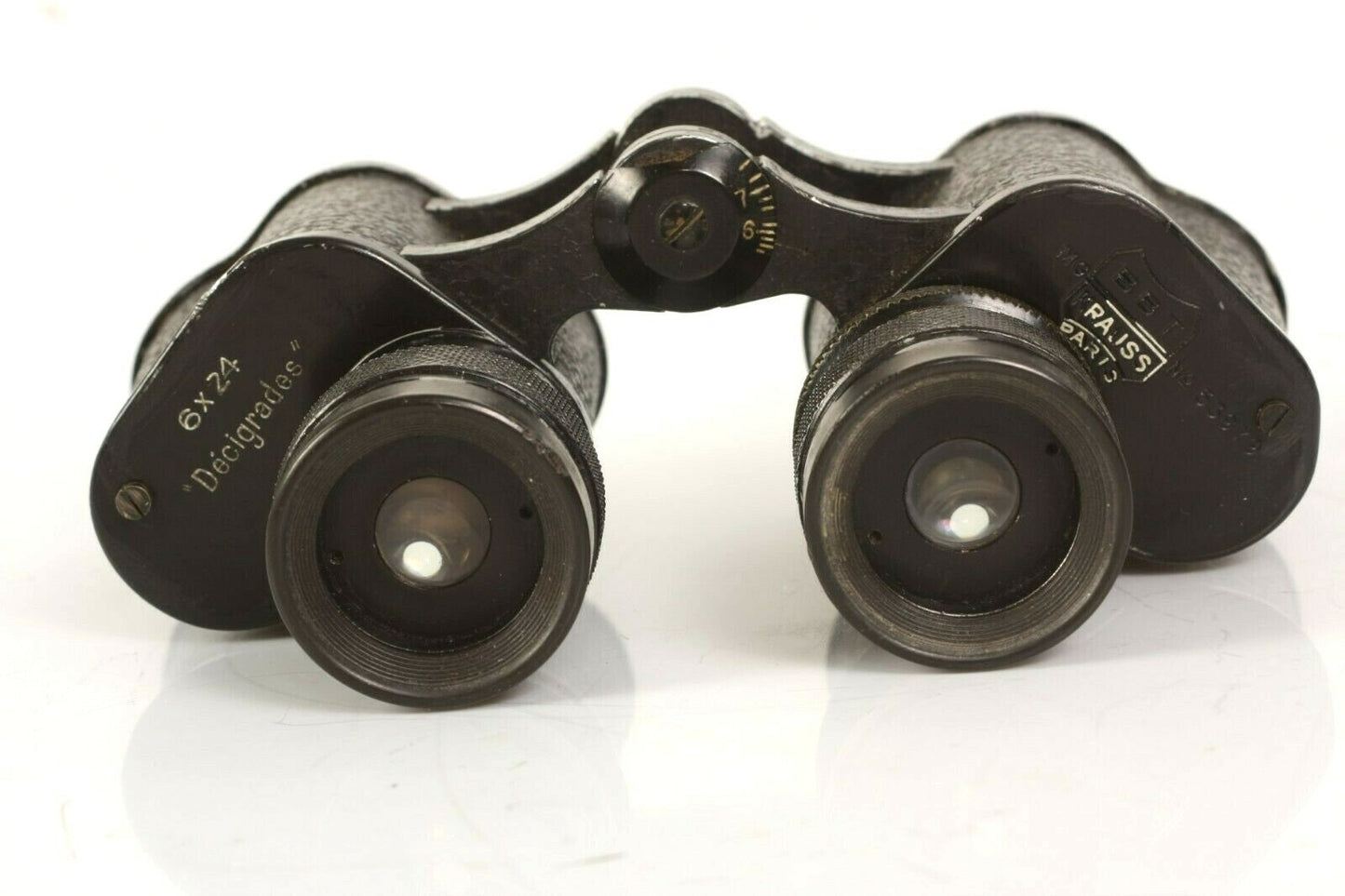 Krauss Paris Decigrades 6X24 Vintage Binoculars