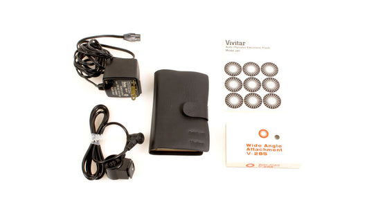Vivitar 285 Flash Accessories 6 AC Adapter Remote Sensor Flash Kit