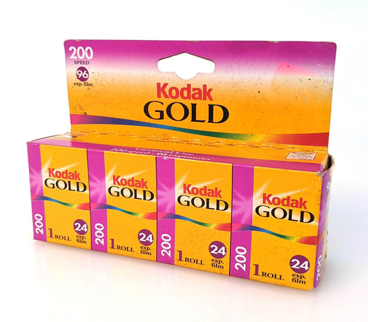 Kodak Gold 200 35mm Film - Exp. Film - Set of 4
