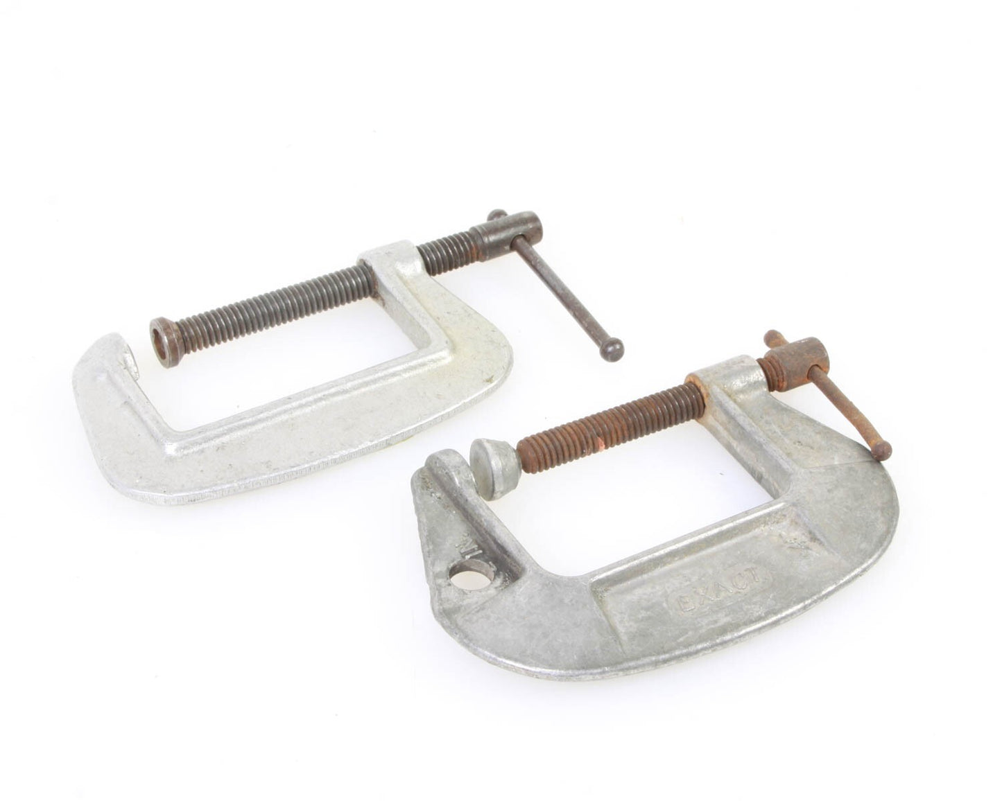 SET OF 2 C-CLAMPS, USED