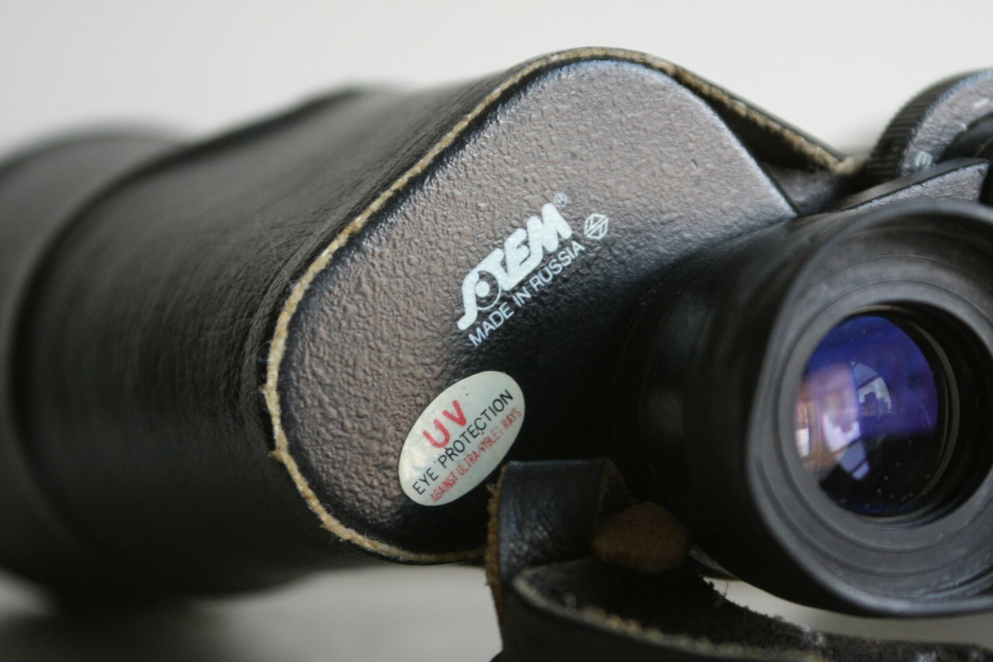 Leather Bound Russian Vintage 7X50 Binoculars with Case