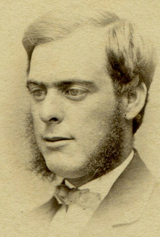 MAN WITH BIG EYES, DOWNWARD GAZE. CDV.