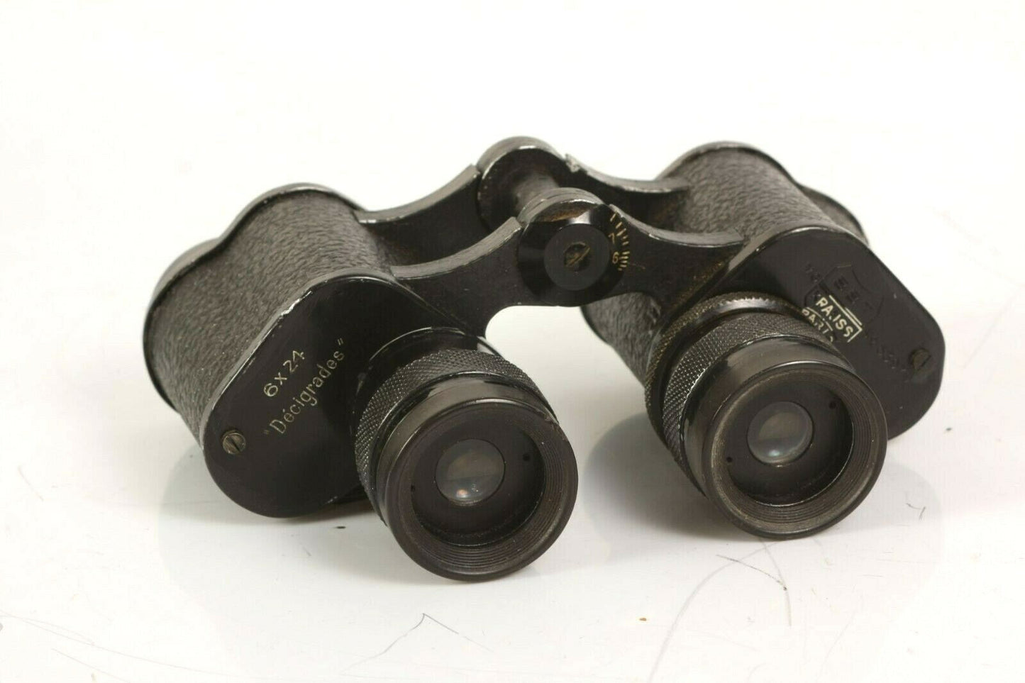 Krauss Paris Decigrades 6X24 Vintage Binoculars