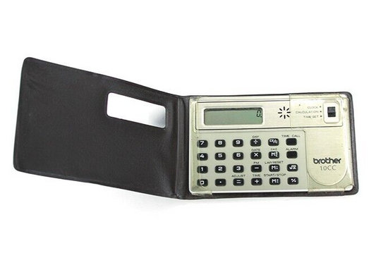 VINTAGE, BROTHER 10CC CALCULATOR, 1985 - RARE! WORKS