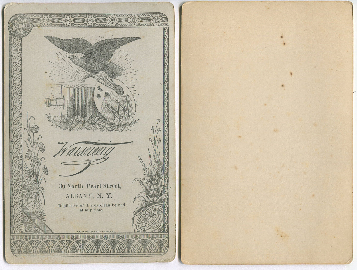 VARIETY OF PORTRAITS. 6 SET,WITH 4 CABINET CARDS. ALBANY, N.Y.