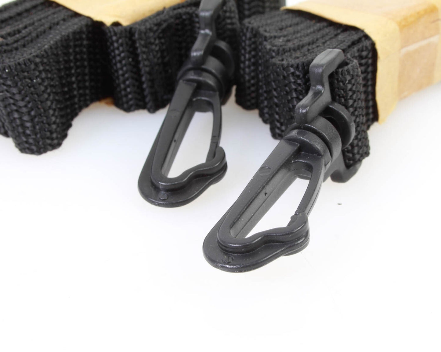 BLACK NYLON CAMERA STRAPS SET OF 2, NEW OLD STOCK