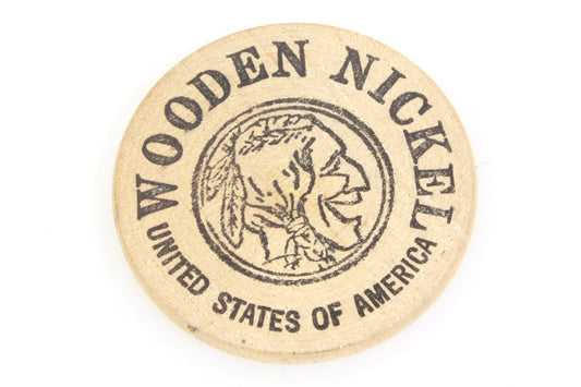 Camera Store Wooden Nickel FREE SHIPPING