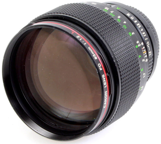 Canon FD 85mm f/1.2 L Manual Prime Portrait Lens