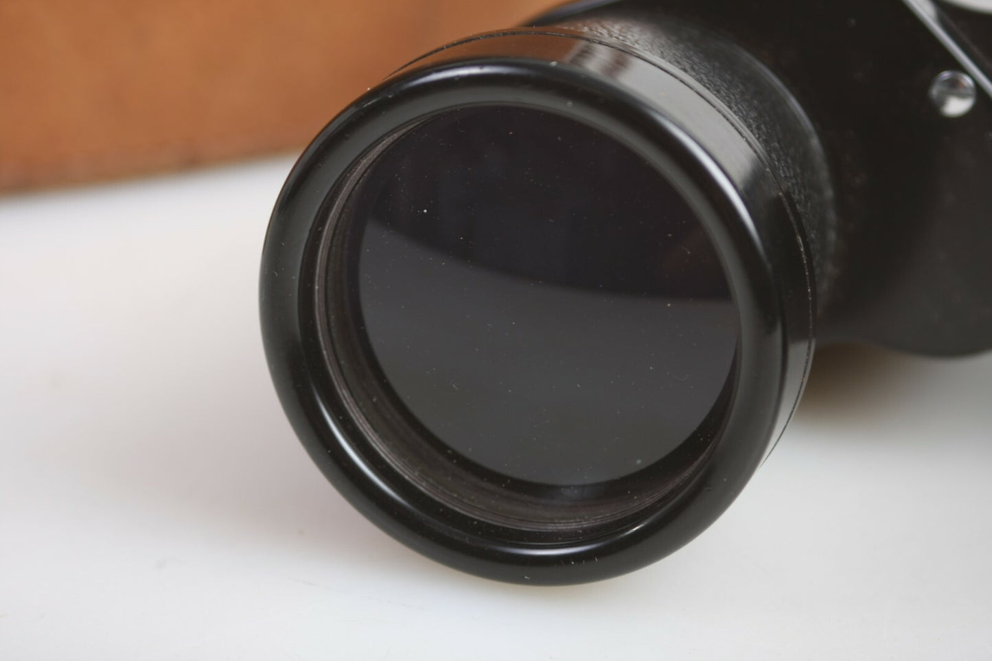 Vintage Travel Binoculars with Case and Strap