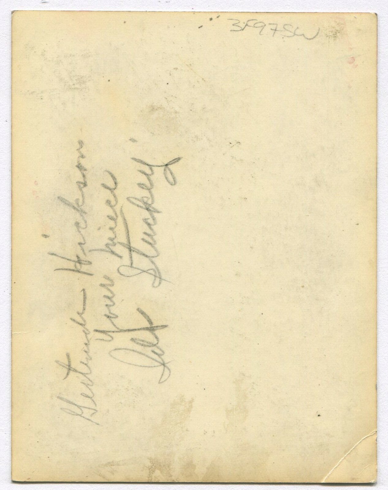 AFRICAN AMERICAN WOMAN, SMILING. 4.25X3.25 INCH, TINTED SILVER PRINT. 1940s.