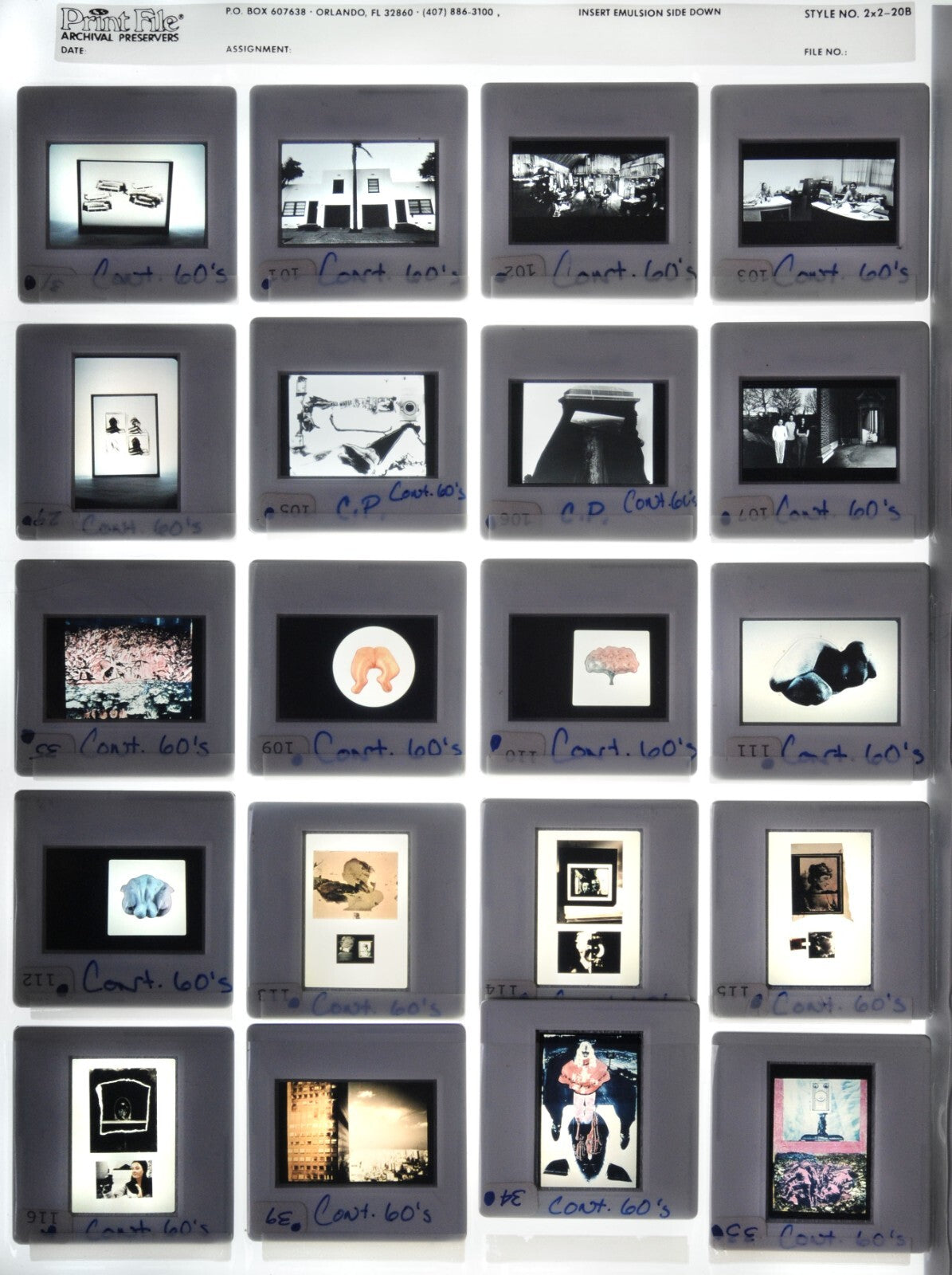 Fine Art Photography 1980s 35mm Slide Lot of 84