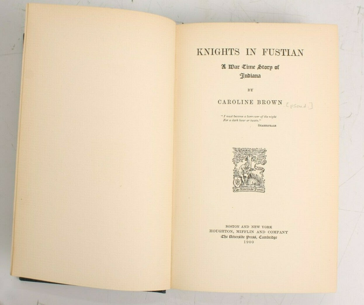 Knights in Fustian - Caroline Brown