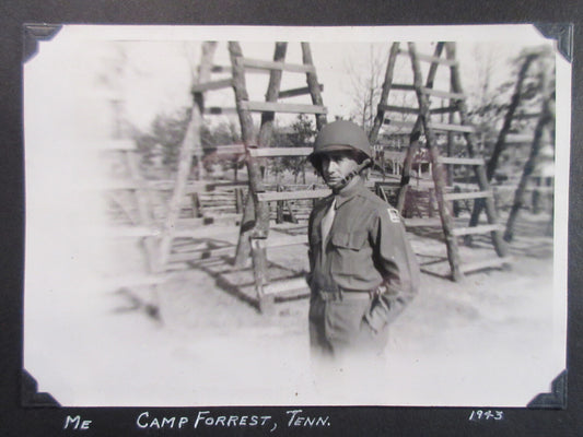 VINTAGE  PHOTO ALBUM, 1943. MILITARY, HUNTING,DOGS, AMERICAN HOME AND LEISURE.