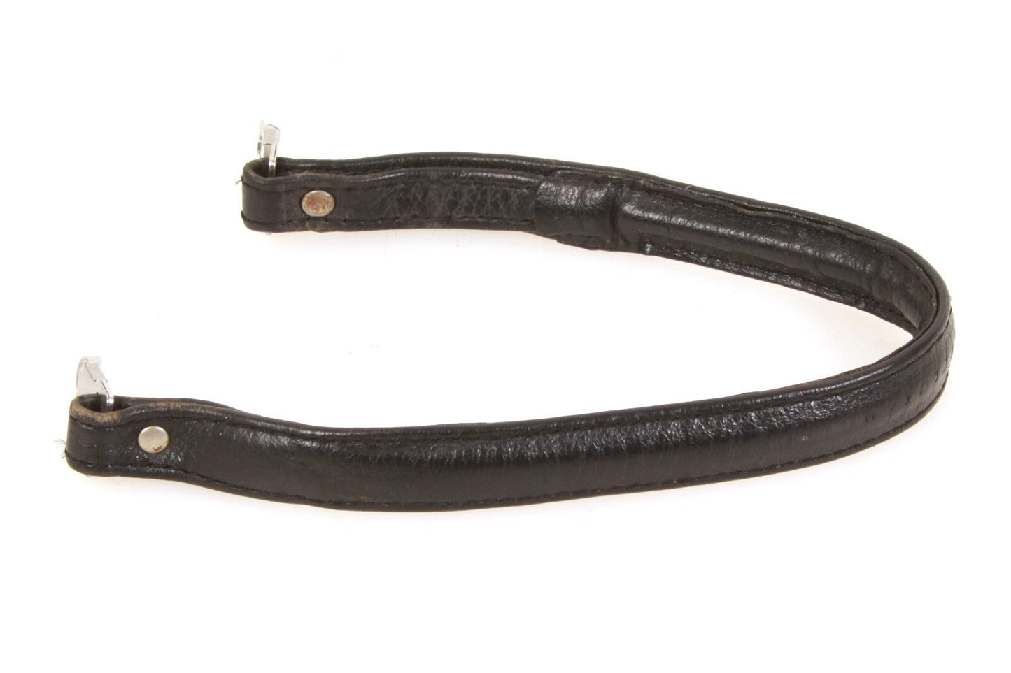 Vintage Hasselblad Padded Leather Wrist Strap - Black, 14in, 5/8in Wide, Used
