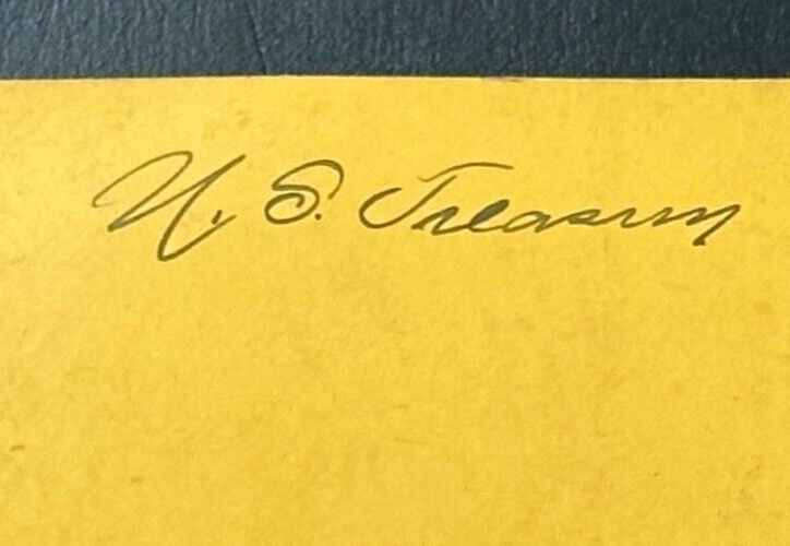 Vintage Stereoview Card: ���US Treasury, Washington DC ��� 3.5x7in