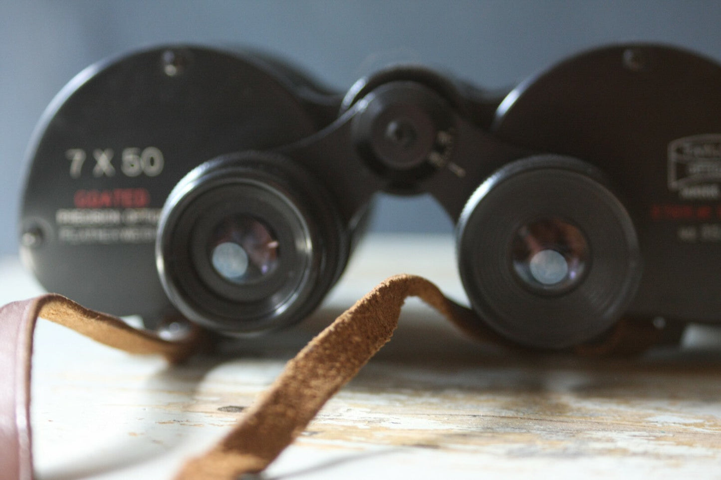 Taylor Opt Co Mark II 7X50 Binoculars with Leather Case