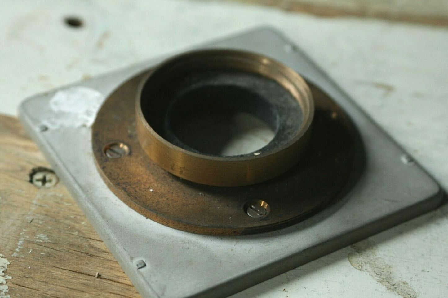 3.75 X 3.75 Inch Graflex Metal Lens Board with 47mm Opening