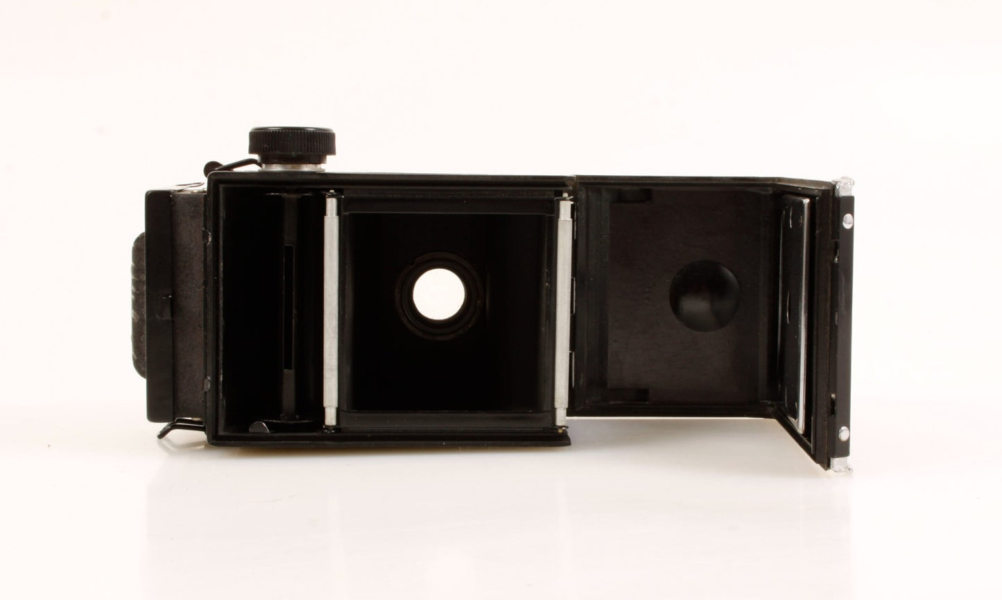 Art Deco Twin Lens 120mm Camera with Case PROP/DISPLAY ONLY