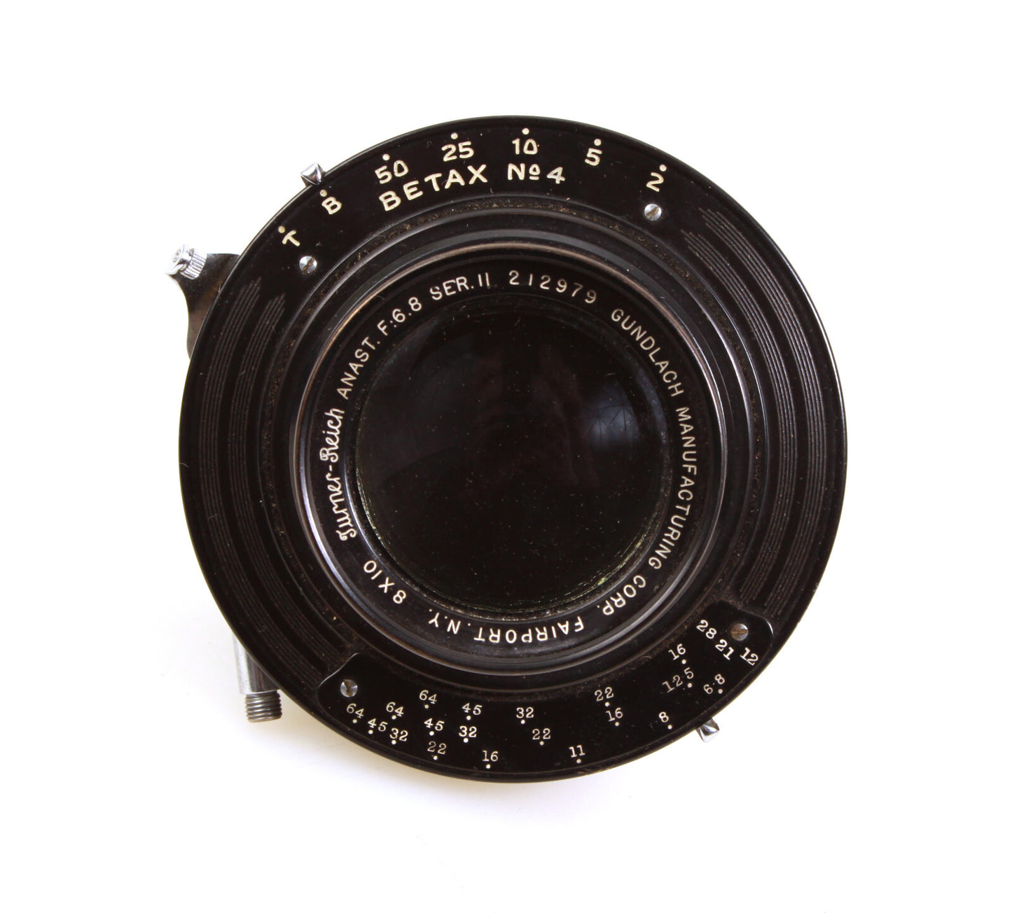Gundlach Turner-Reich Anastigmat Ser.II 12in F/6.8 8x10 Lens Serial No.212979
