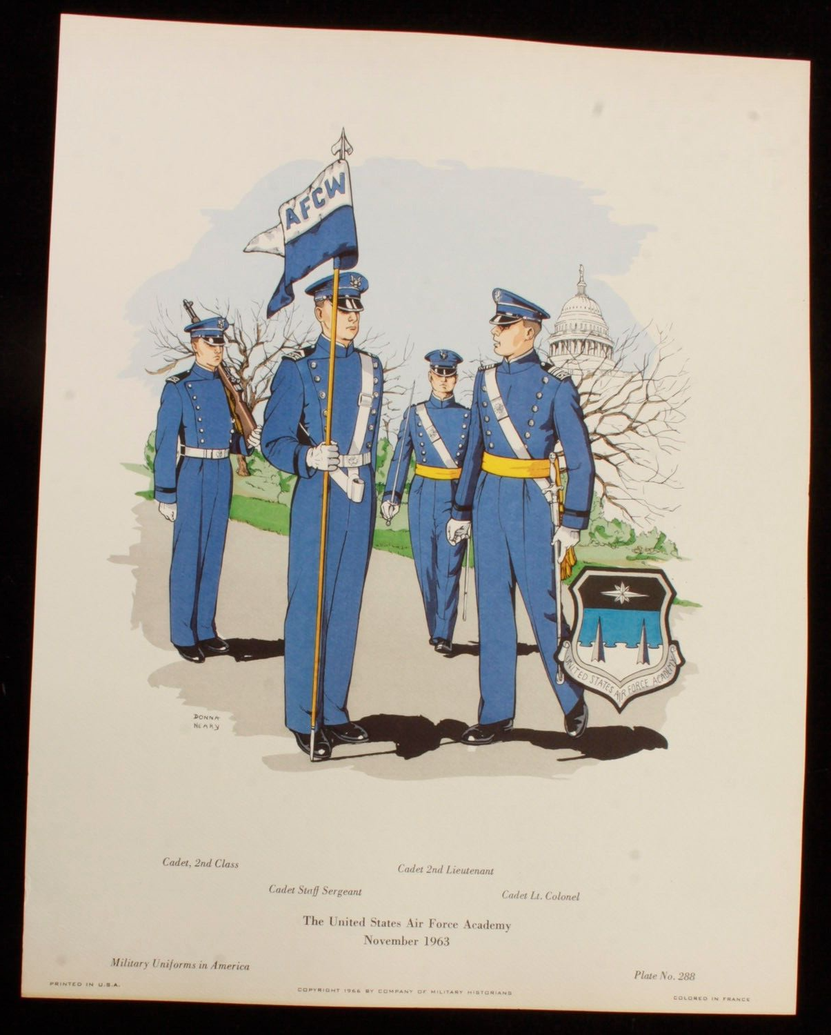 The United States Air Force Nov 1963 Illustration 11x14