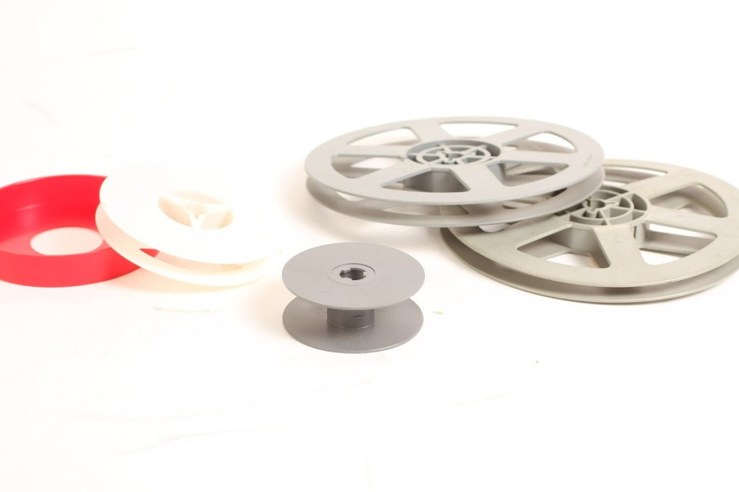 Various Vintage Plastic Movie Reels - Lot of 4