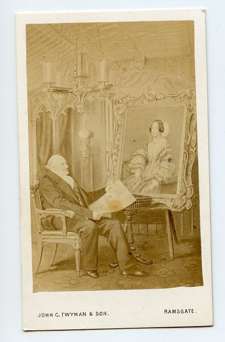 Sir Moses Montefiore CDV by John C Twyman & Son, Ramsgate