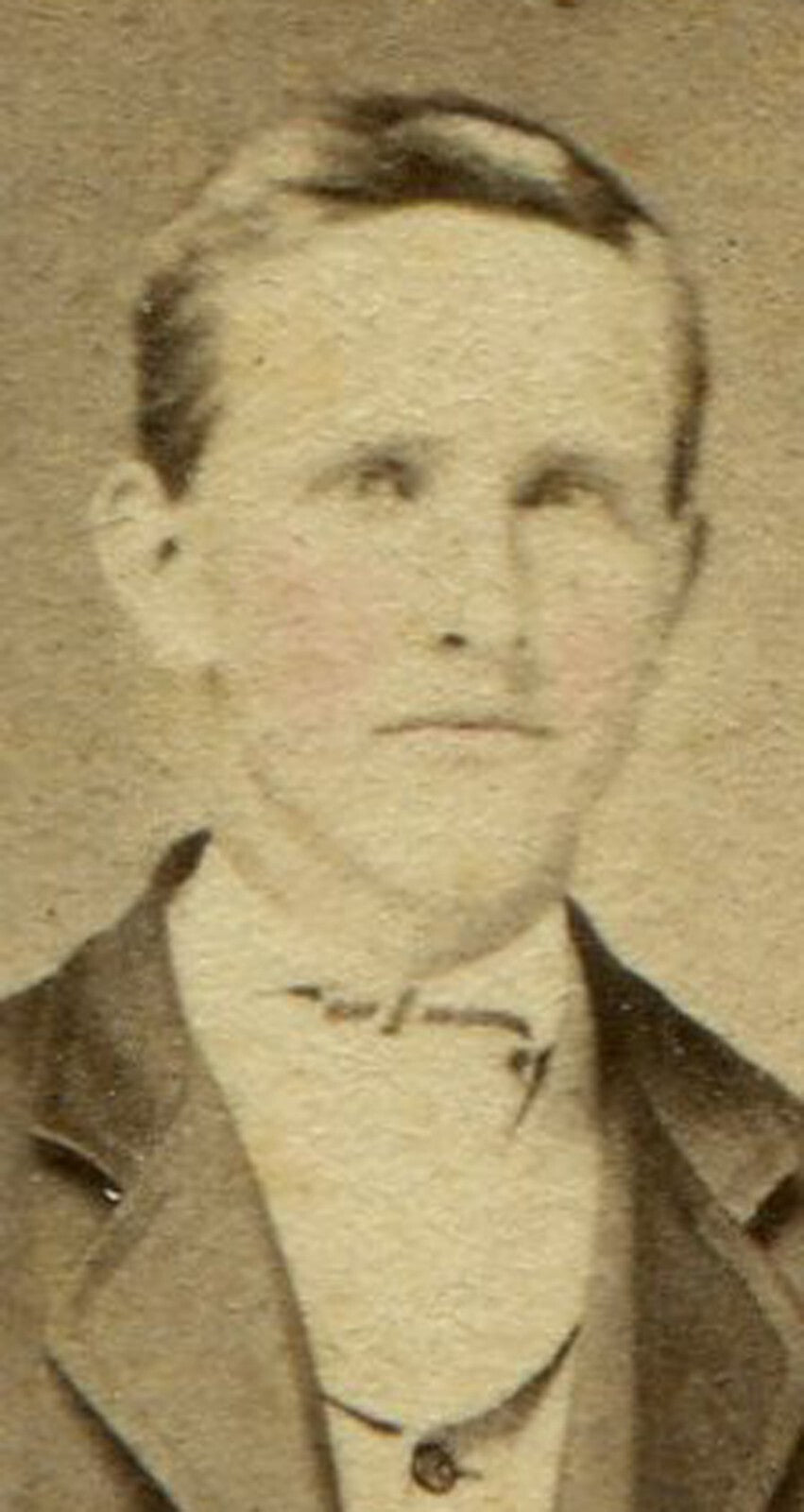 JAMES SNYDER, CIVIL WAR ERA CDV, PILLOW, PA.