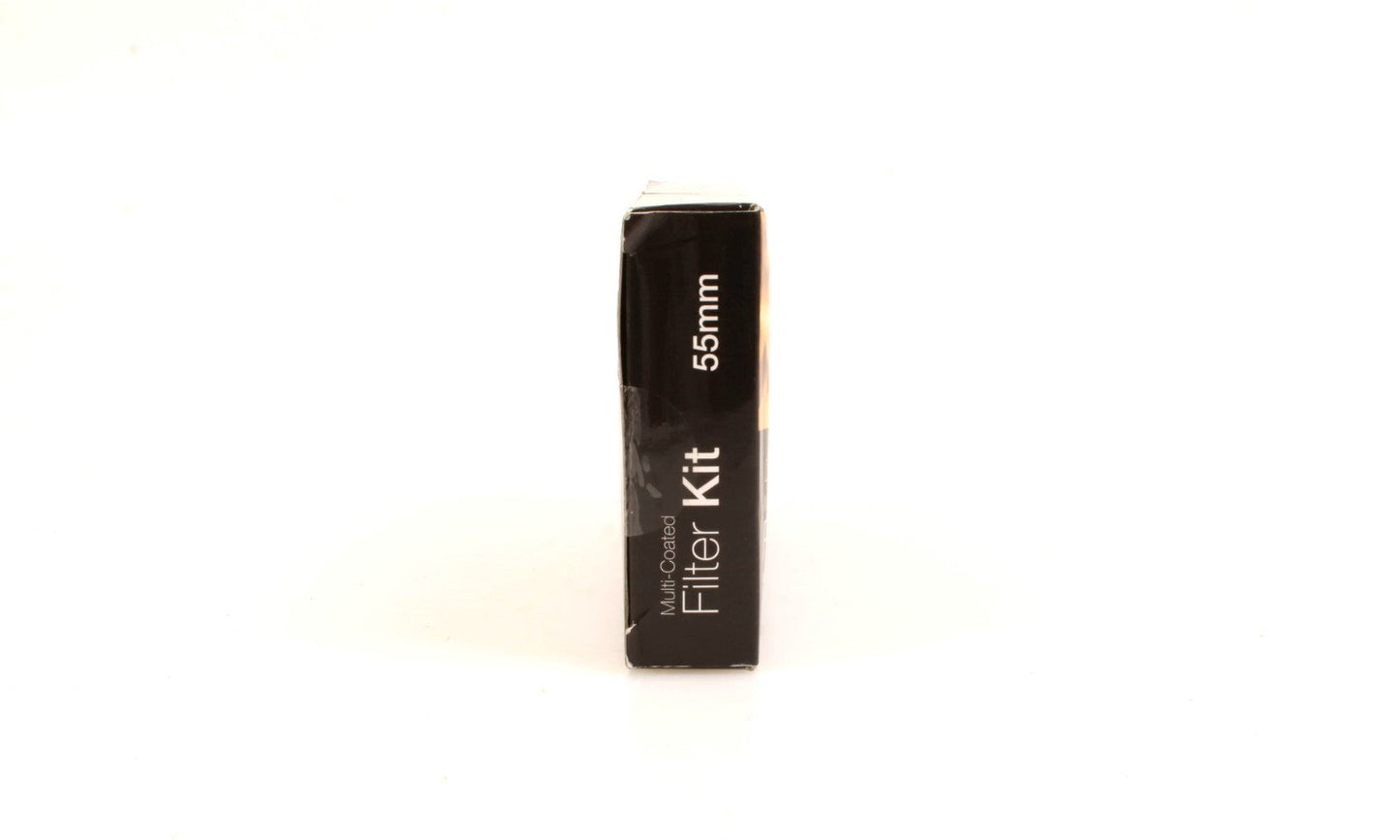 55mm Filters (3) with case UV/CPL/FLD