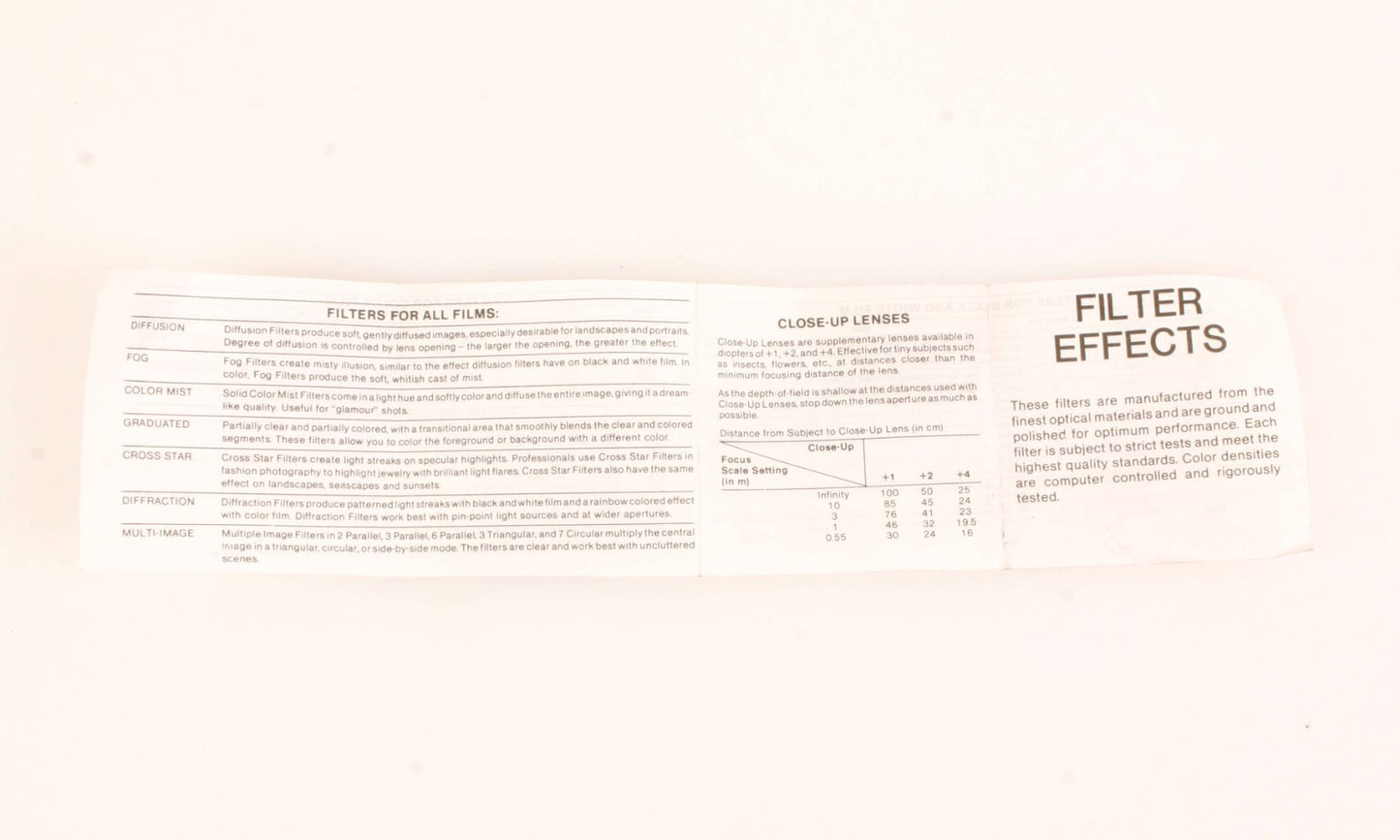 55mm Filter 3 Image Special Effect