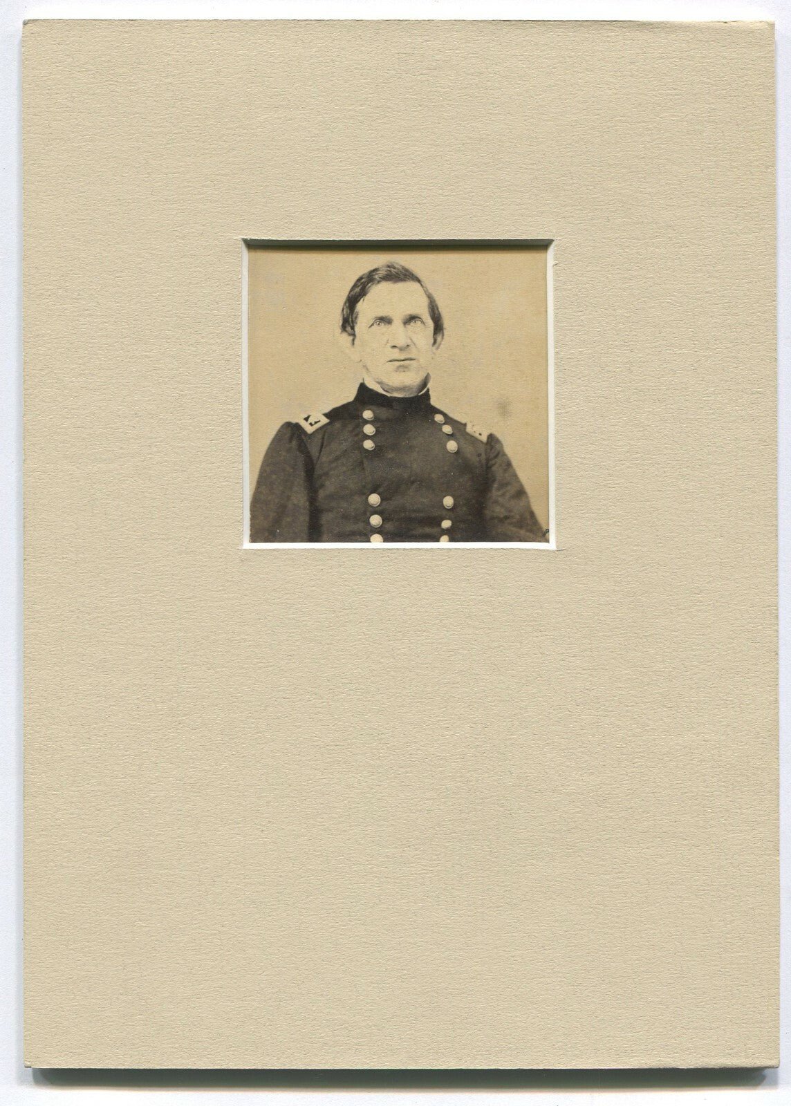 CIVIL WAR MAJOR GENERAL EDWARD CANBY. CDV BY ANTHONY/TAX STAMP. CDV