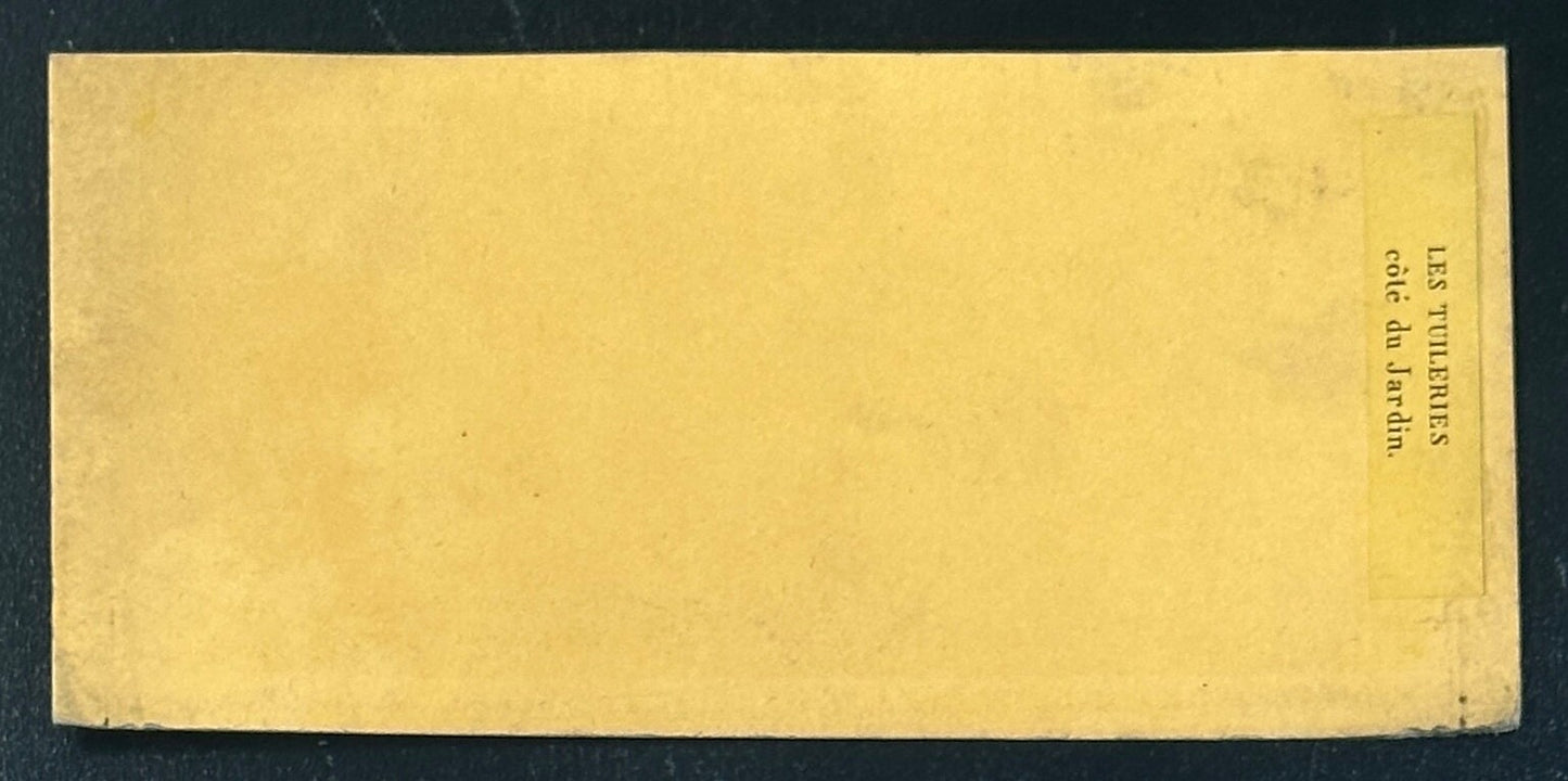 Vintage Stereoview Card:  Les Tuileries, c��t�� de Jardin ���Paris 1867  ��� 3.5x7in