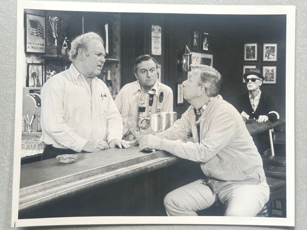 Vintage Archie Bunker's Place 8x10 Press Photos - Set of 2, Authentic TV