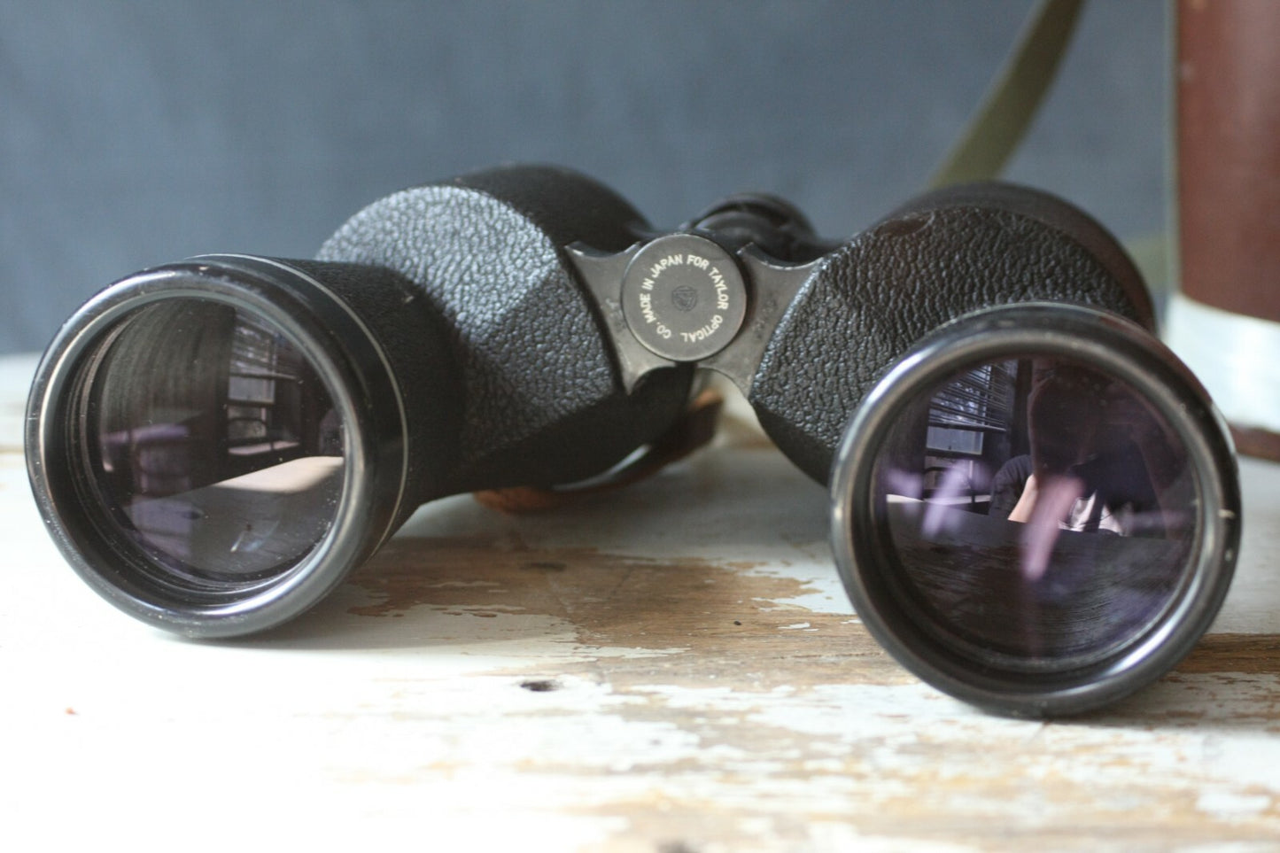 Taylor Opt Co Mark II 7X50 Binoculars with Leather Case