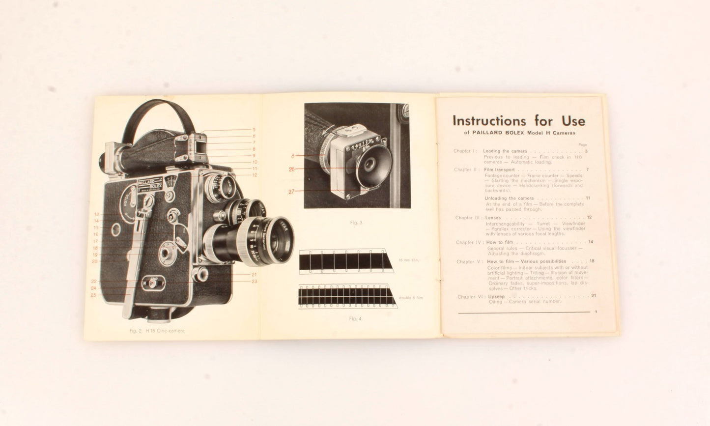 Bolex H8 Manual