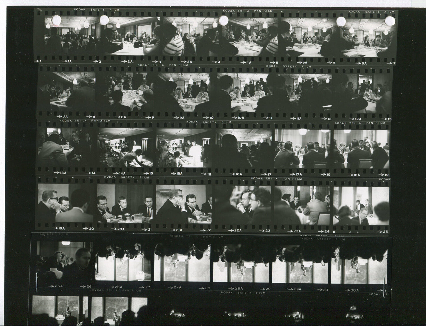 URBAN AMERICA CONFERENCE, JUNE 4TH 1968. DETROIT. 10CT 35MM NEG W/CONTACT SHEETS